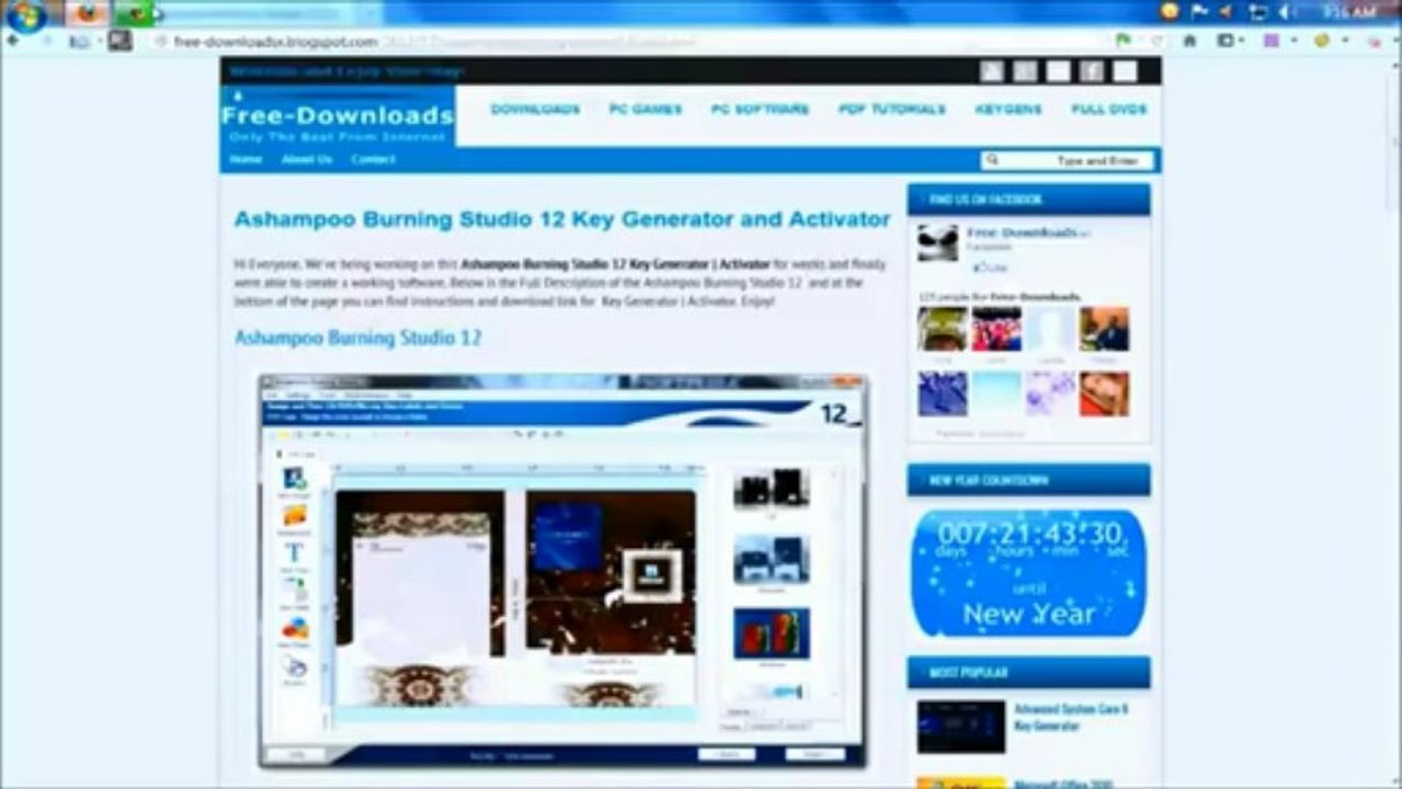 Ashampoo Burning Studio 12 Key Generator and Activator (Working 100%)