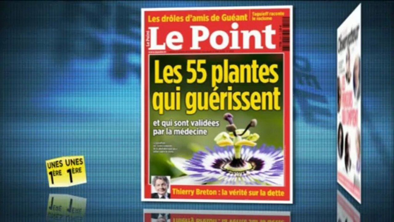 Revue de presse Unes 1ère - 10 mai 2013.