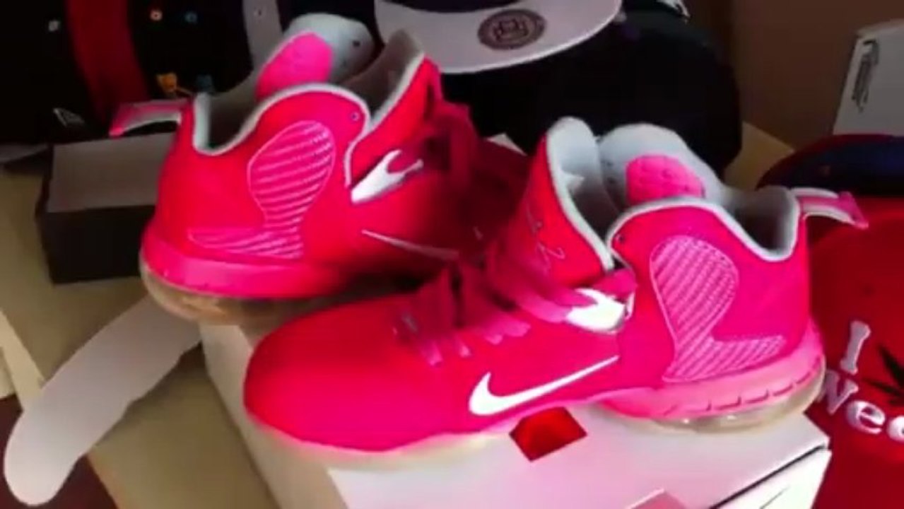 women nike lebron 9 red shoes review