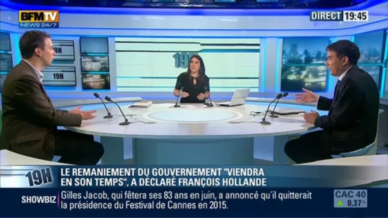 07/05/13 Olivier Faure invité du "Face-à-face" sur BFMTV