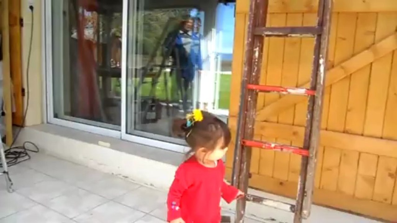 LIly Rose et papy