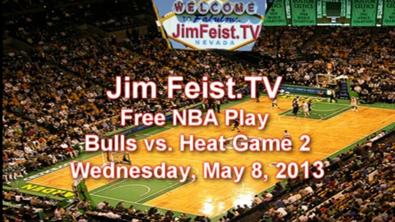 FREE NBA Pick, Bulls vs. Heat Game 2, Wednesday, May 8, 2013