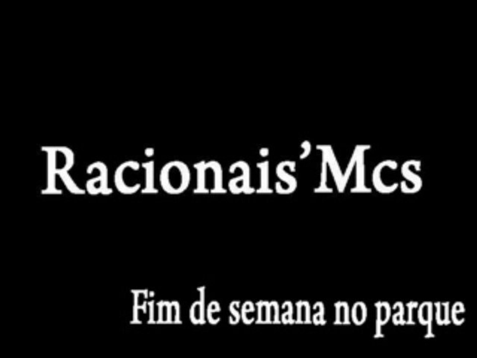 Racionais Mc's Fim de semana no parque