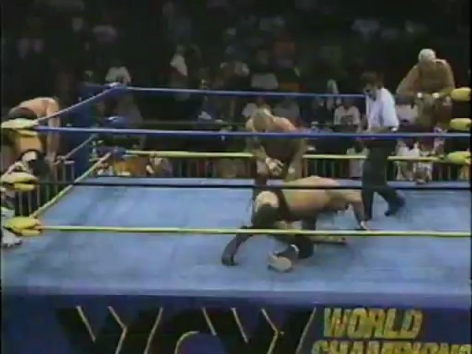 61. 92-10-03 Steve Williams & Terry Gordy vs. Barry Windham & Dustin Rhodes (WCW Saturday Night)