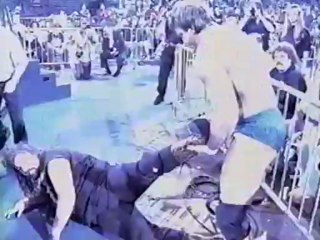 60. 93-02-21 Cactus Jack vs. Paul Orndorff (Falls Count Anywhere - SuperBrawl III)