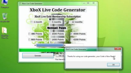 Free XboX Live Code Generator 2013 - 100% Free Download - Daily Updated