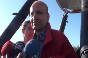 Şimşek uçan balona bindi