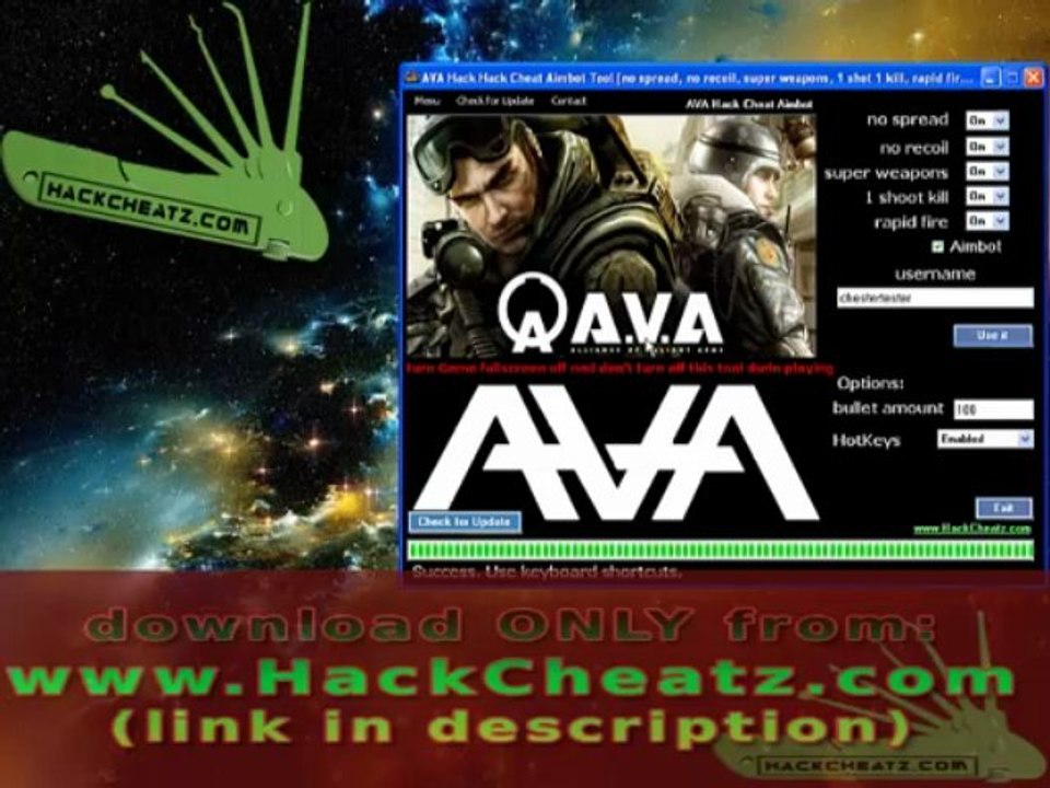 AVA Hack Cheat Aimbot Tool [no spread, no recoil, super weapons, 1 shot 1 kill, rapid fire]