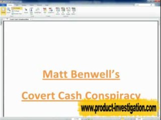 Covert Cash Conspiracy - Product Updated 1/1/13!! Hott!! | Covert Cash Conspiracy - Product Updated 1/1/13!! Hott!!