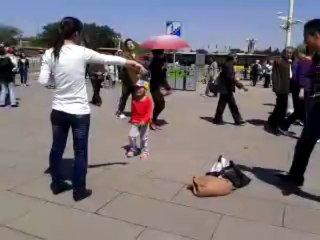 funny little guy taking photos