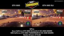 DiRT Showdown - GTX 660 vs GTX 660 SLI - 1080P