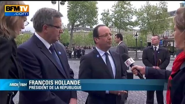 Hollande: Nous devons nous retrouver pour une Europe de la croissance - 08/05