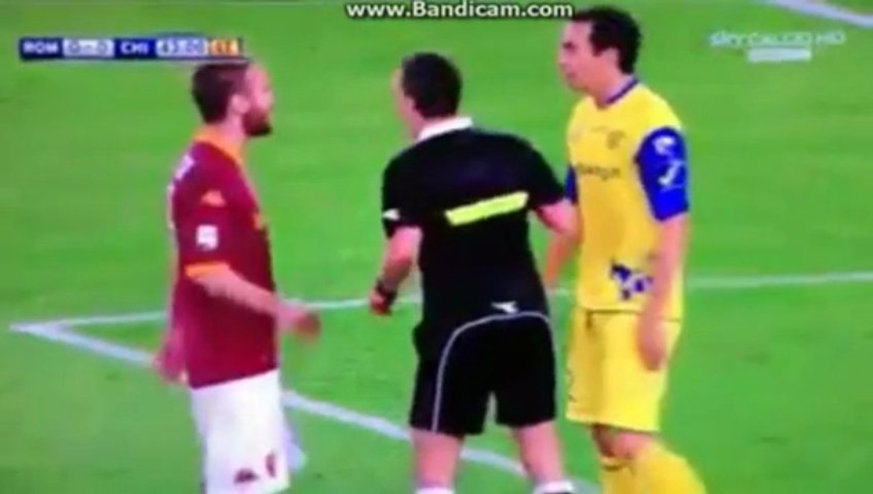 De Rossi et sa pitoyable simulation !