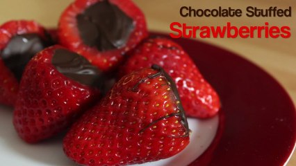 Chocolate stuffed Strawberries Recipe