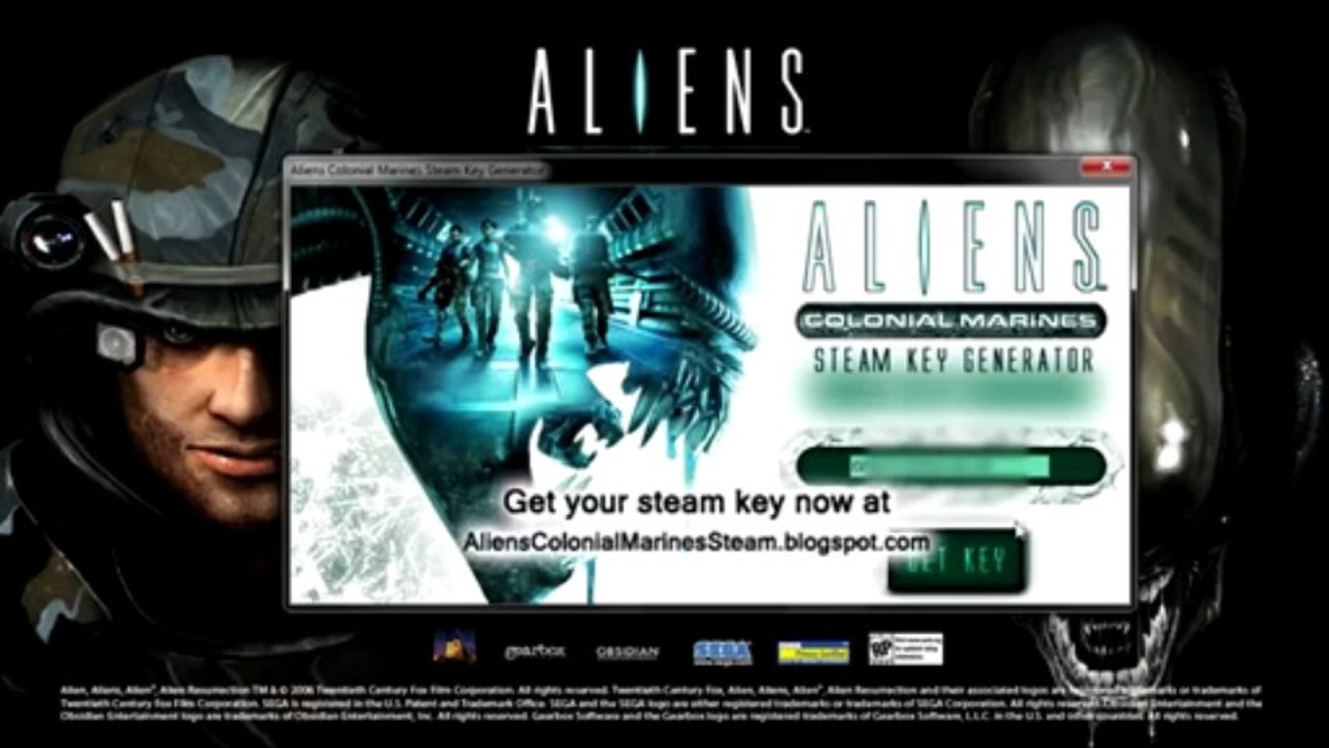 Aliens colonial marines steam key generator 2019
