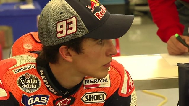 Marc Márquez y Dani Pedrosa en el Circuito de las Americas Austin. Test Honda Repsol MotoGP Team.