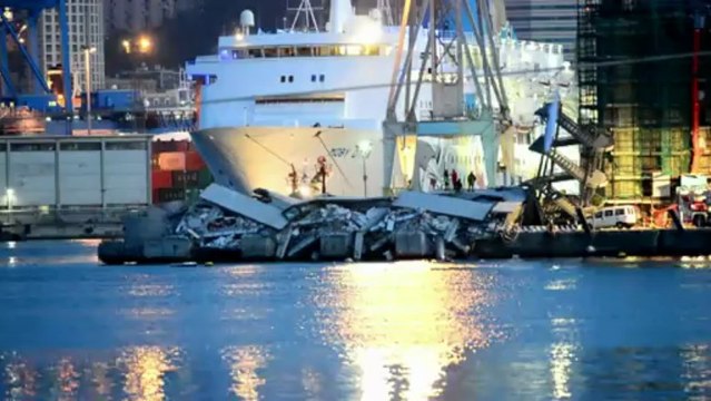 Italy searches for survivors of shipping accident