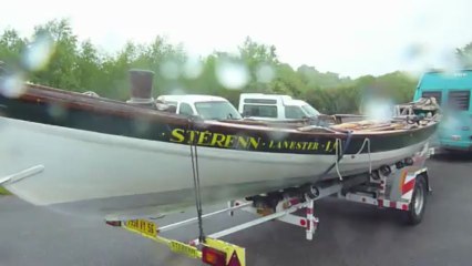 Départ de la baleinière Stérenn pour la semaine du Golfe 2013