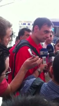 Δηλώσεις Μπαρτζώκα κατά την αναχώρηση του Ολυμπιακού