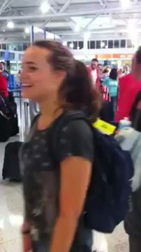 Αναχώρηση Ολυμπιακού για το Λονδίνο από το Ελ. Βενιζέλος (Final-4 2013)