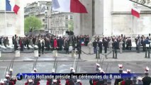 Hollande préside les cérémonies du 8 mai à Paris
