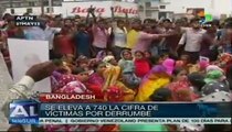 Suman 740 muertos por tragedia en Bangladesh