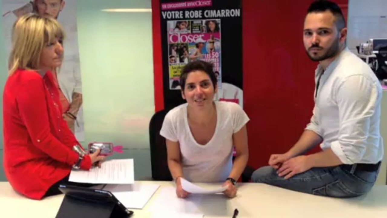 Le cadeau de départ de la rédaction de Closer à Alessandra Sublet