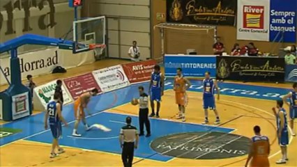 4t. PERÍODE: B.C. RIVER ANDORRA vs. LEYMA BASQUET CORUÑA (5è partit dels 1/4 de final del PO d'ascens de l'Adecco Oro 2012/13)
