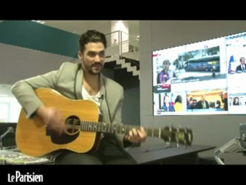 Florent Mothe en concert dans la rédaction du Parisien