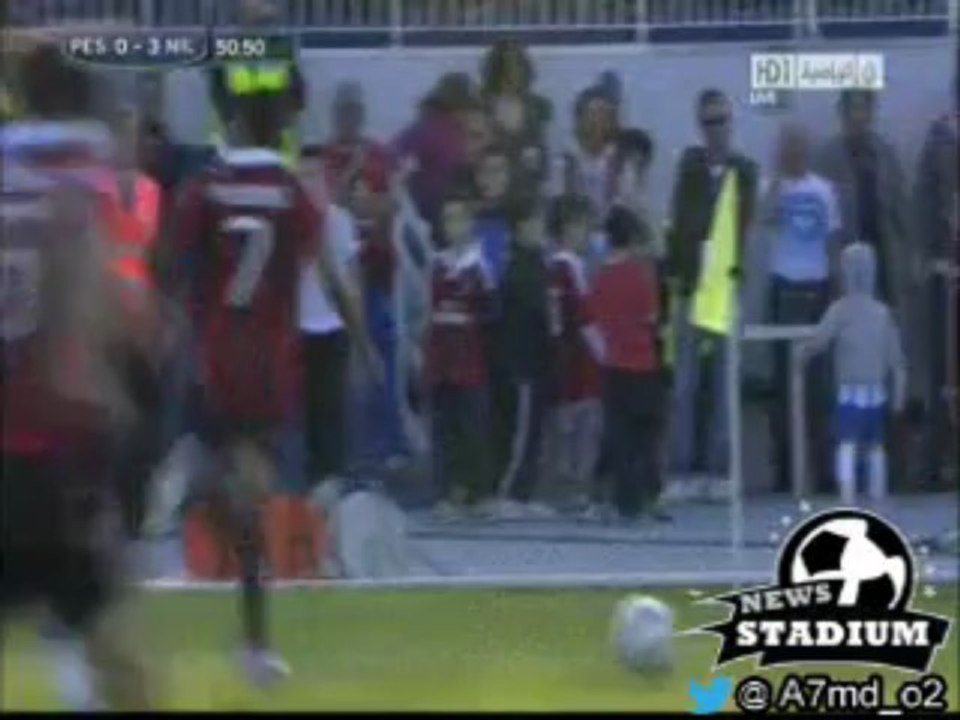 Pescara 0 × 3 AC Milan = 51' Flamini | بيسكارا 0 × 3 ميلان = د51 فلاميني