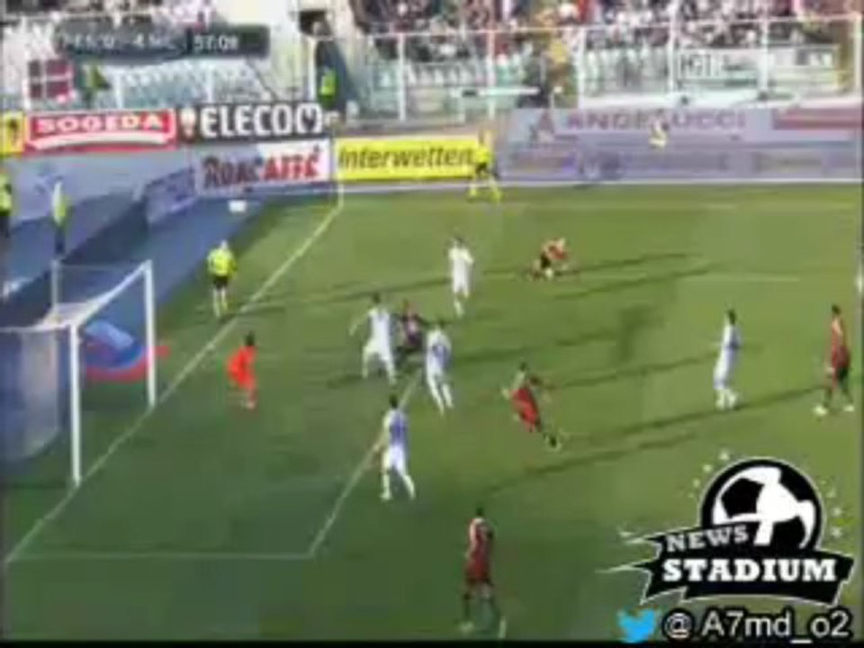 Pescara 0 × 4 AC Milan = 57' Mario Balotelli | بيسكارا 0 × 4 ميلان = د57 ماريو بالوتيلي