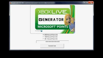 Xbox Live Microsoft Point Generator [Working - No Login or Survey] NO VIRUS