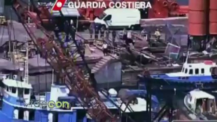 Ecco le immagini dell’incidente nel Porto di Genova