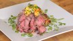 How to make grilled skirt steak with mango salsa