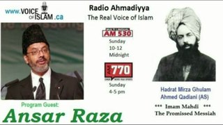 Radio Ahmadiyya 2013-05-05 Am770 - May 5th - Complete - Guest Ansar Raza