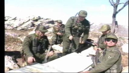 Kurdish fighters leaving Turkey