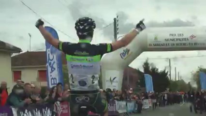 Bourg-Arbent-Bourg 2013 - Frédéric Brun passe la ligne en vainqueur
