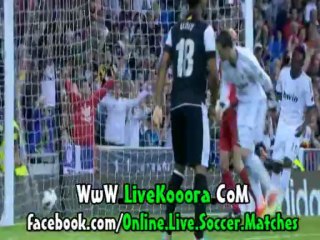 الهدف الاول لريال مدريد فى مالاجا
