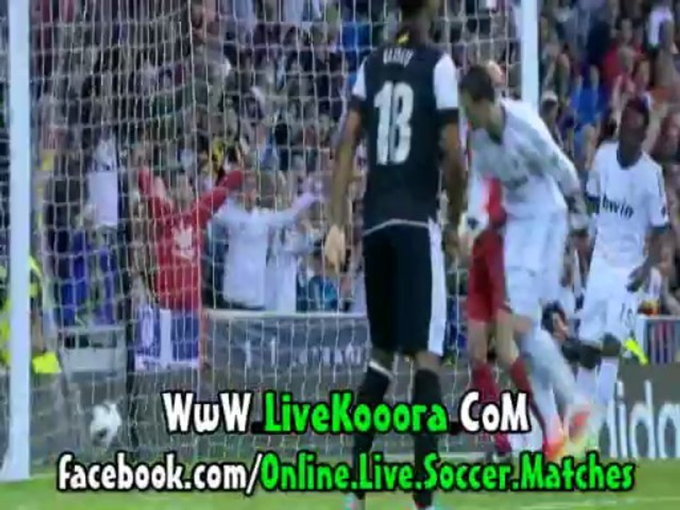الهدف الاول لريال مدريد فى مالاجا