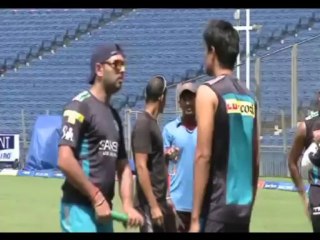Pune Warriors in practice session08052013