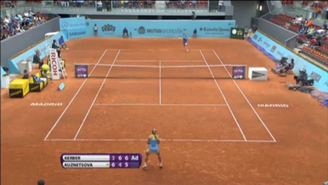 Madrid: von wegen durchmarsch! kerber kämpft schon in runde drei