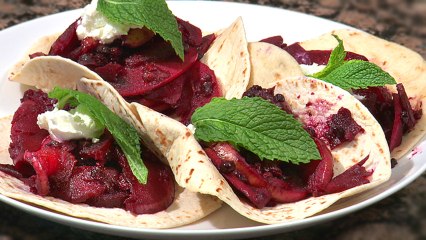Spicy Wild Blueberry Tortillas