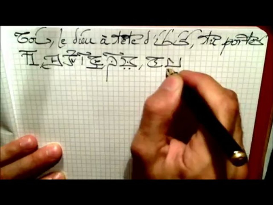 Un Scribe 2/2. En français écrit classique & en écriture Argpal