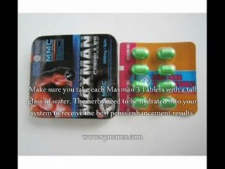 Maxman 3 Tablets Review - Does Maxman 3 Work?