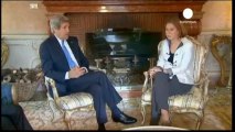 Kerry e Livni a Roma per rilanciare processo di pace...