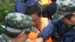 Chine : un villageois sauvé des inondations à l'aide d'une corde