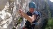 Vidéo de présentation de l'escalade de la via ferrata de la Grotte à Carret en Savoie