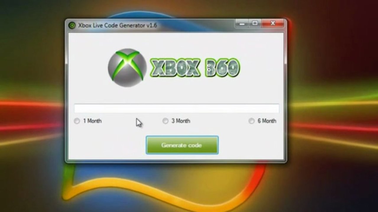 Xbox Live Codes Generator [2013]