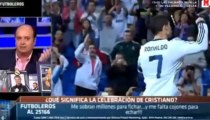 Cristiano celebra su gol con un 'yo sigo aqui'