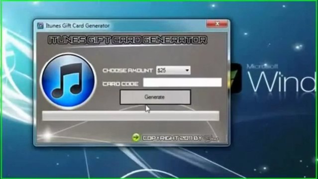 iTunes Gift Card Generator updated May 2013